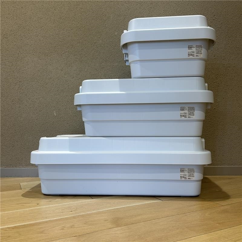 西友荻窪】新生活の整頓に！再生ポリプロピレン入り 頑丈収納ボックス